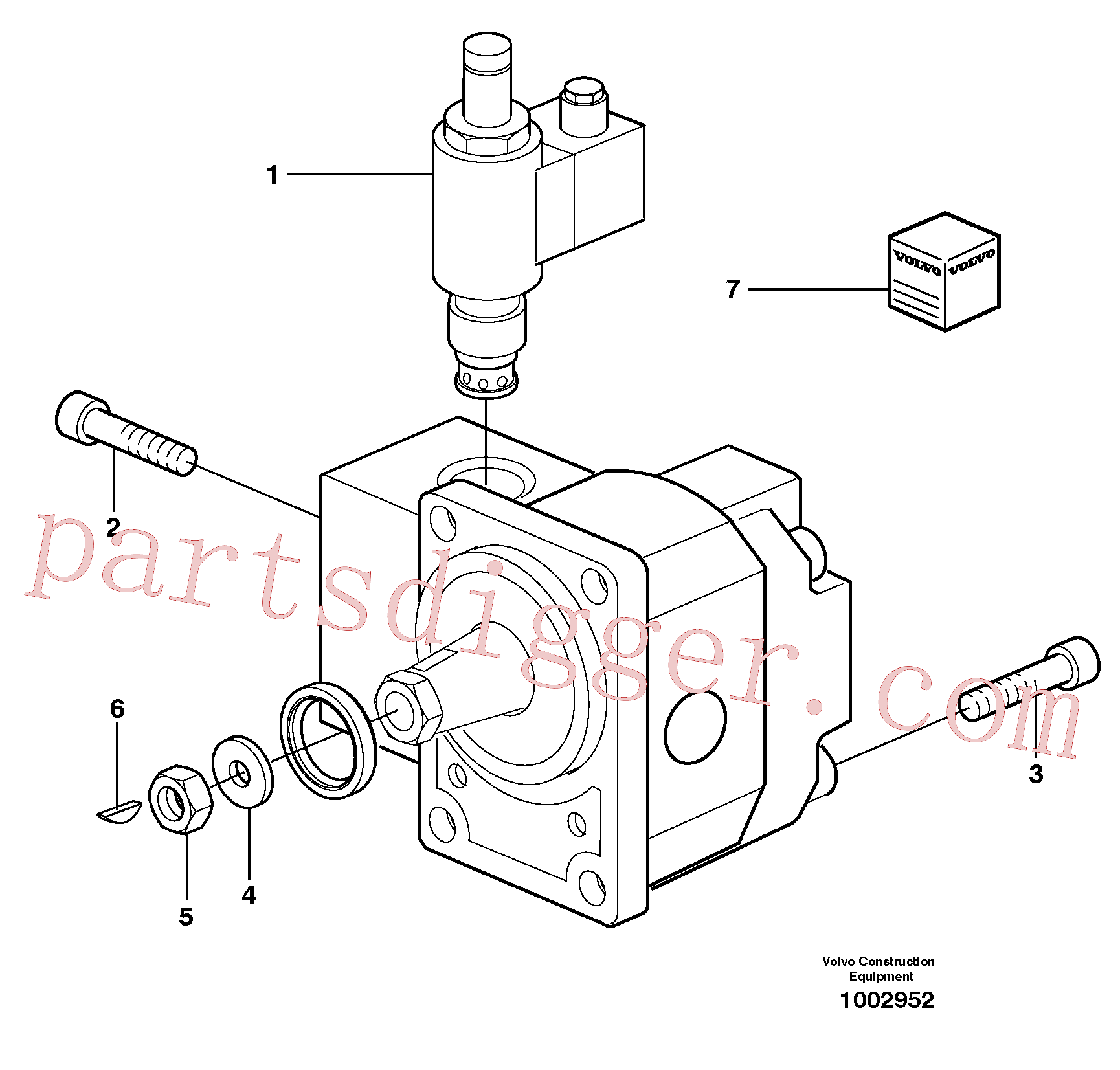 SA9213-14000 for Volvo Hydraulic motor(1002952 assembly)
