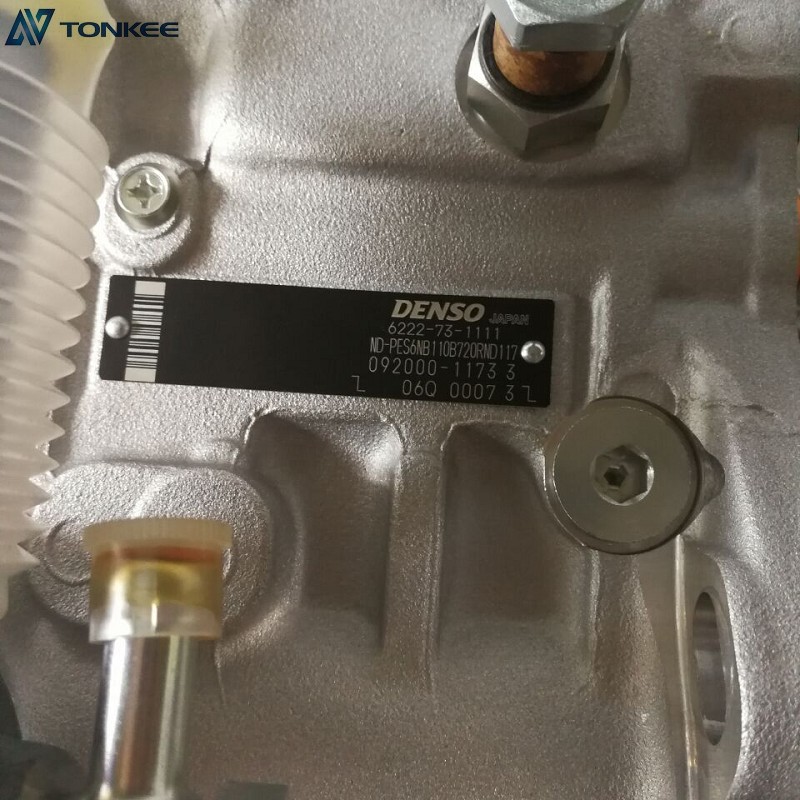 092000-1173, 6D108-2 Diesel Engine fuel pump ,Original Denso fuel injection pump, KOMATSU PC300-6 Excavator fuel pump