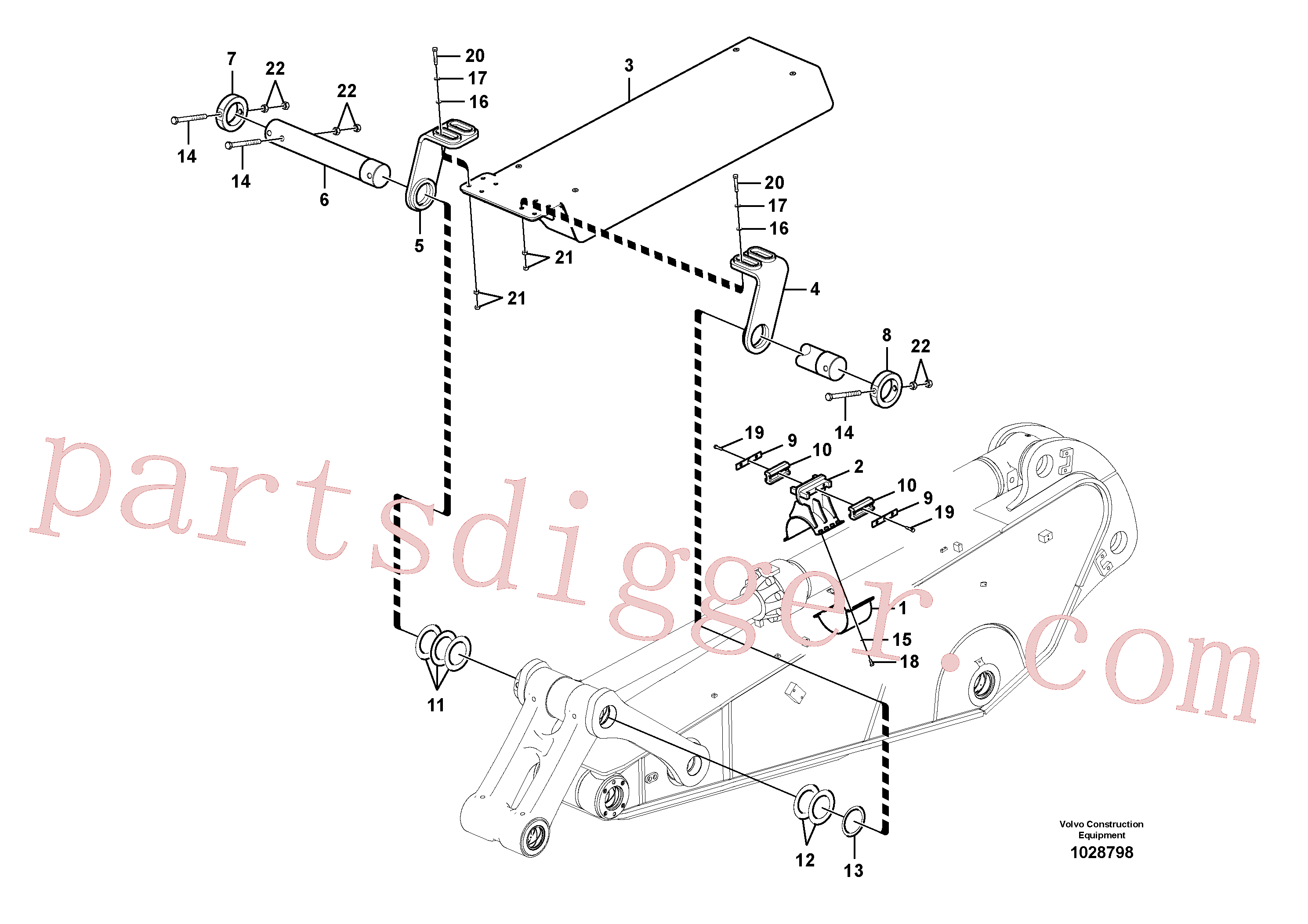 VOE14561428 for Volvo Protecting plate(1028798 assembly)