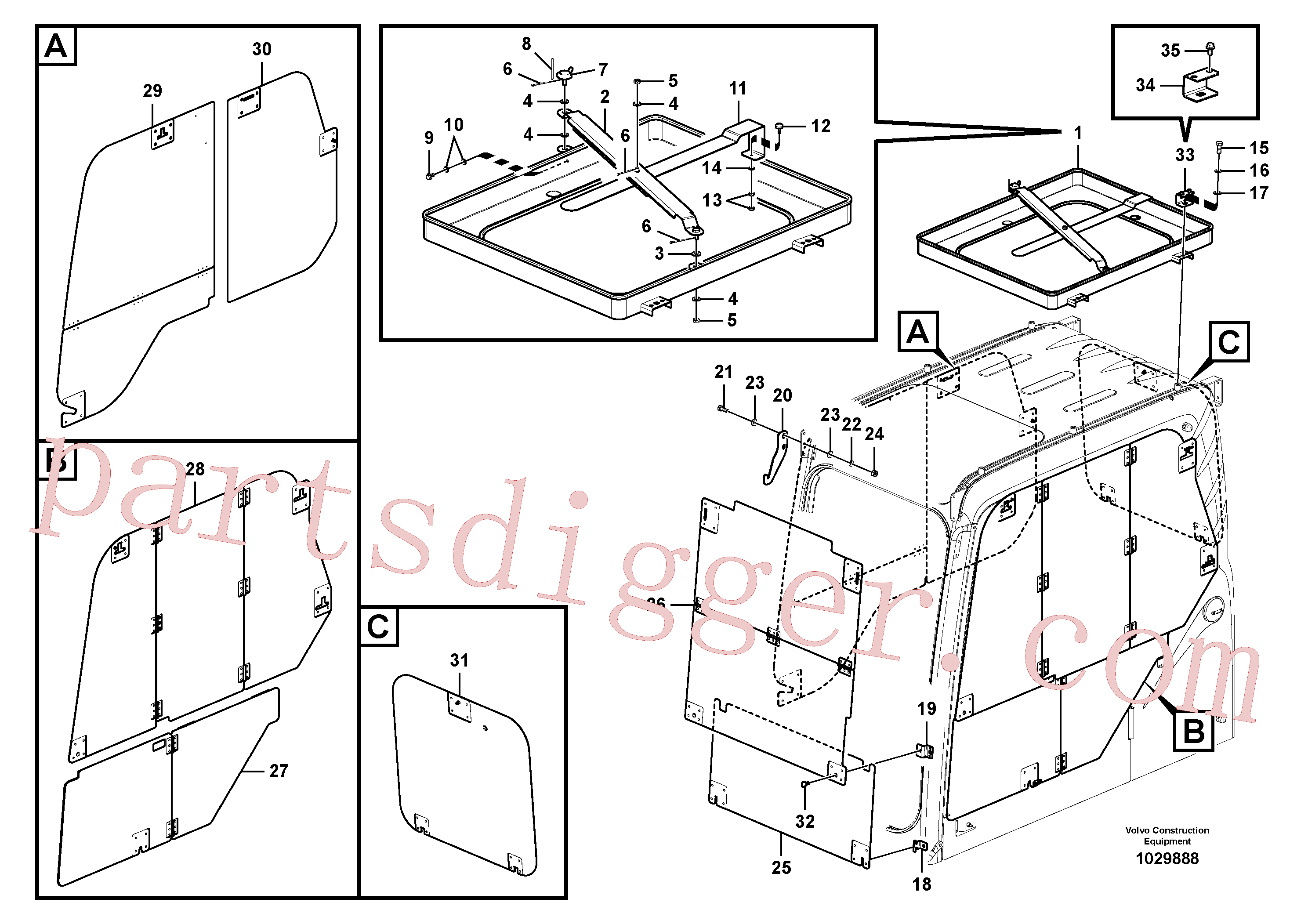 VOE14509860 for Volvo Antitheft system(1029888 assembly)