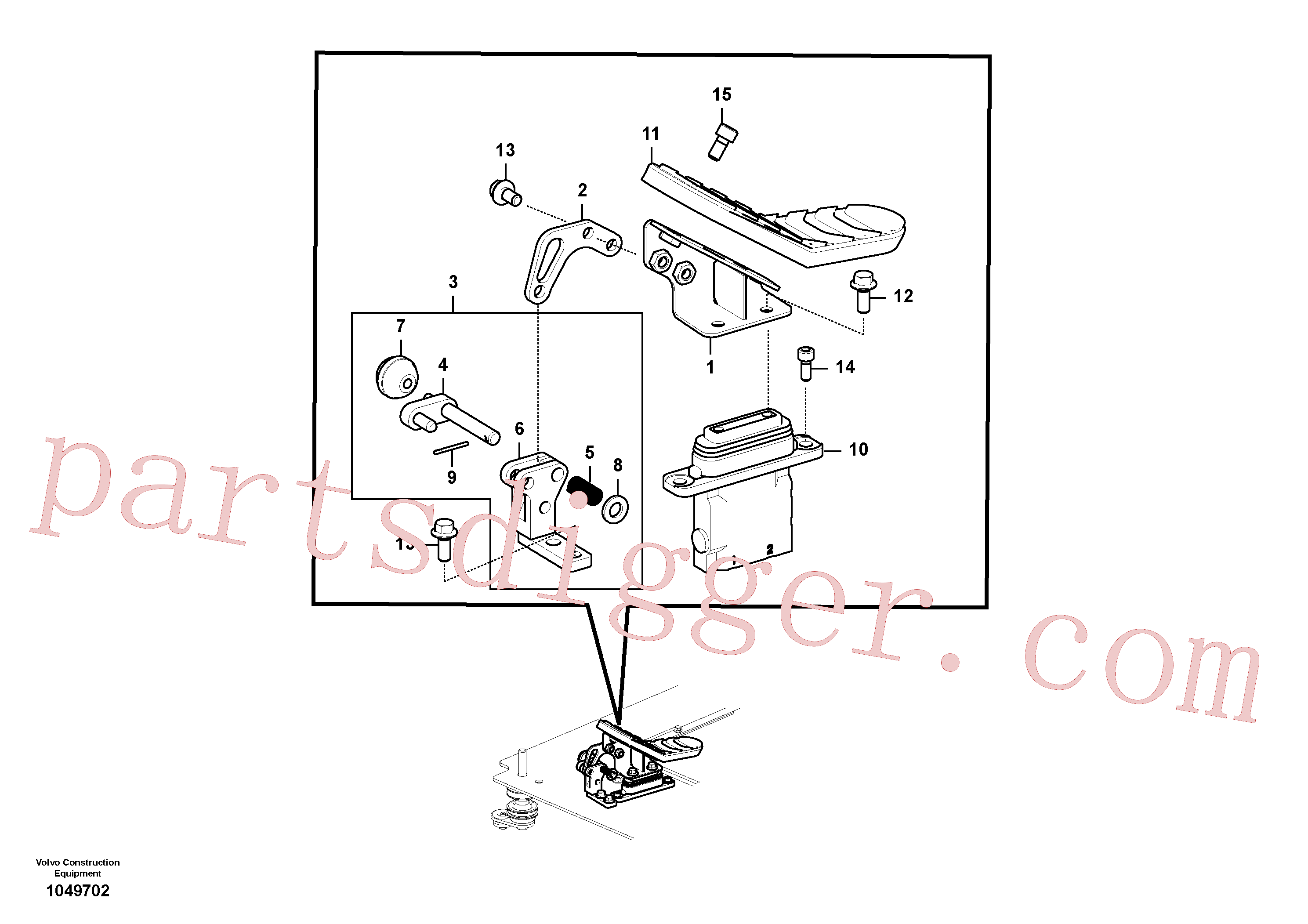 China Made VOE14637395 Valve parts for Volvo Excavator