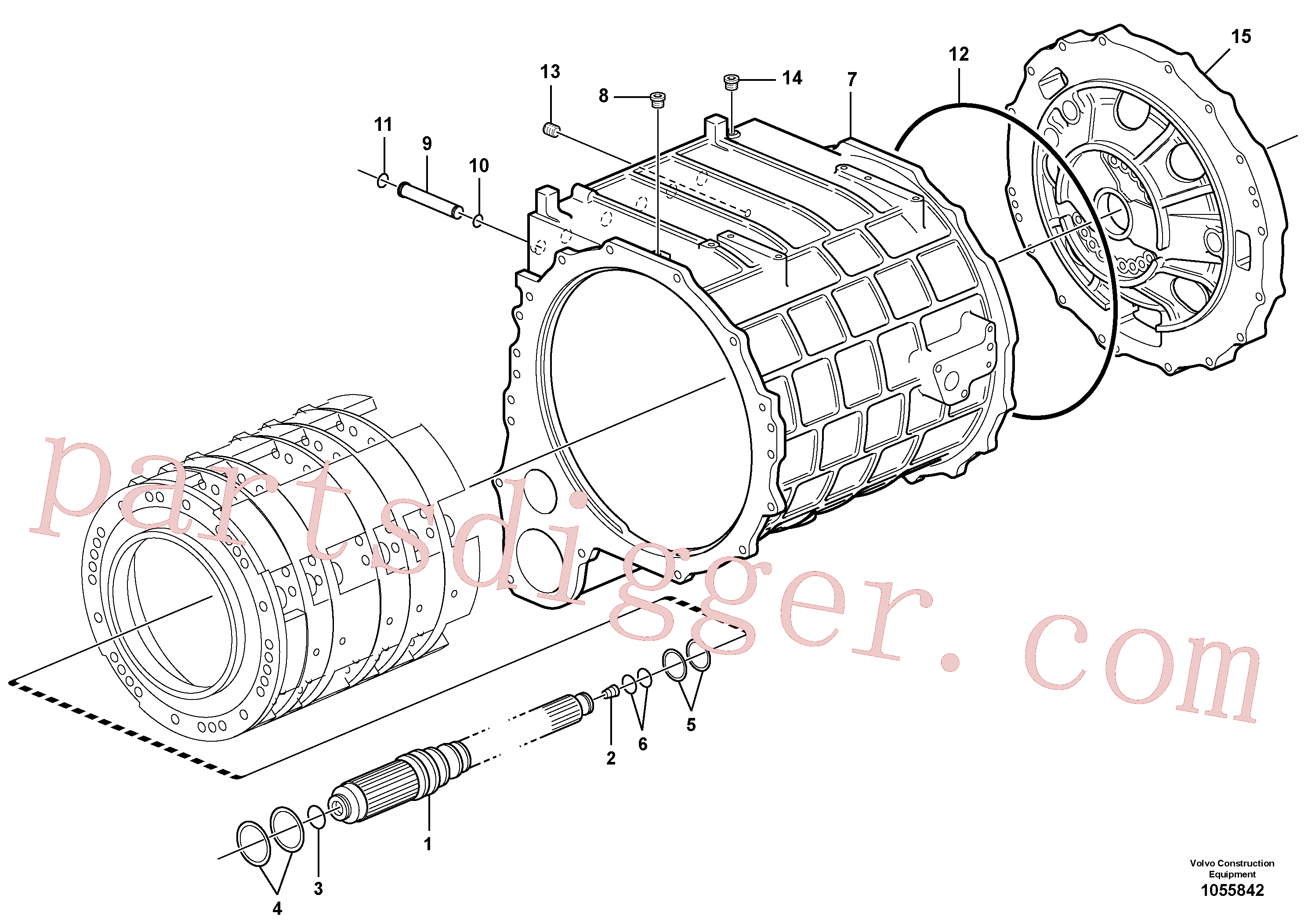 VOE15172924 Plug for Volvo Excavator spare