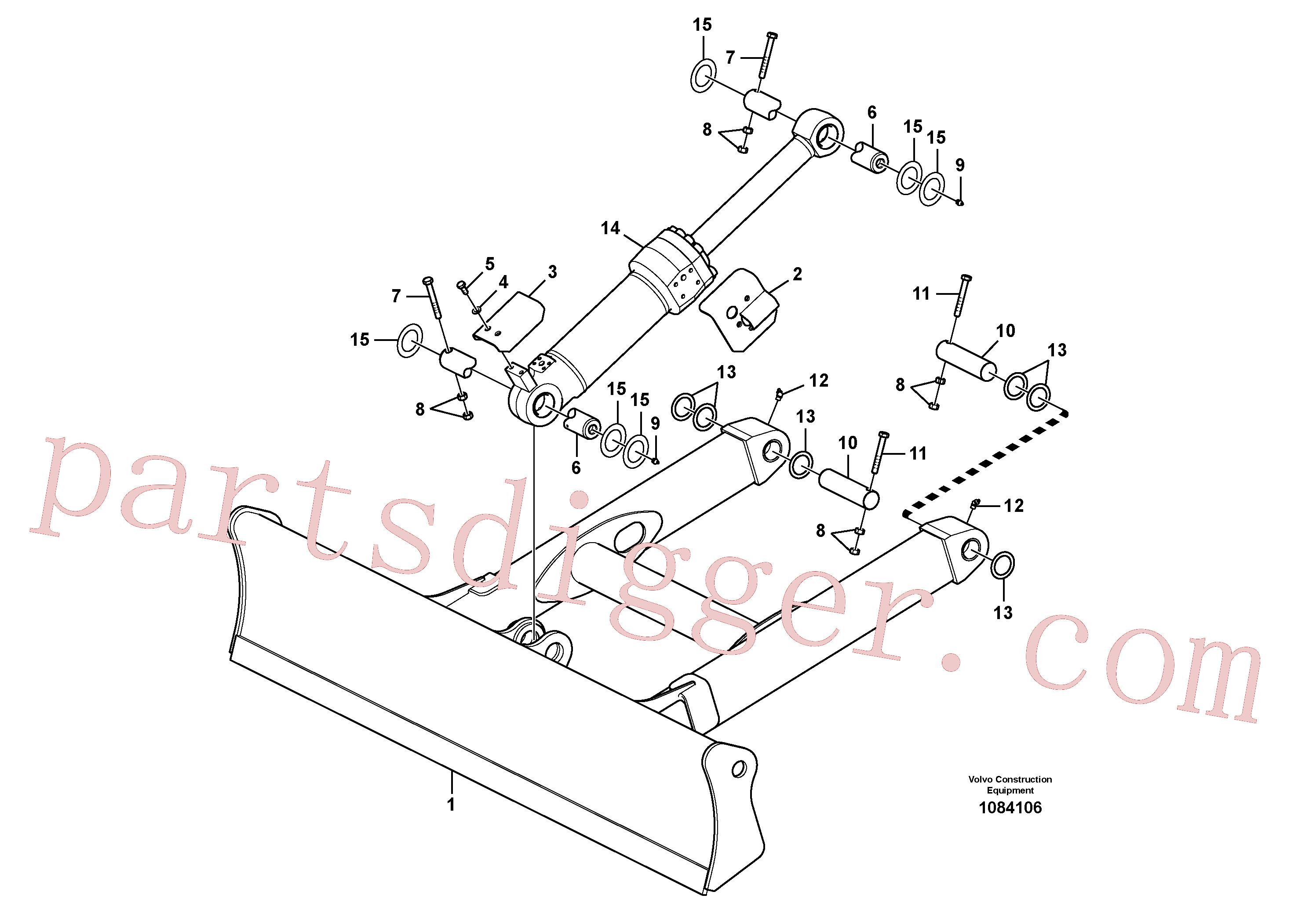 Volvo VOE14725464 Dozer Blade aftermarket part for sale