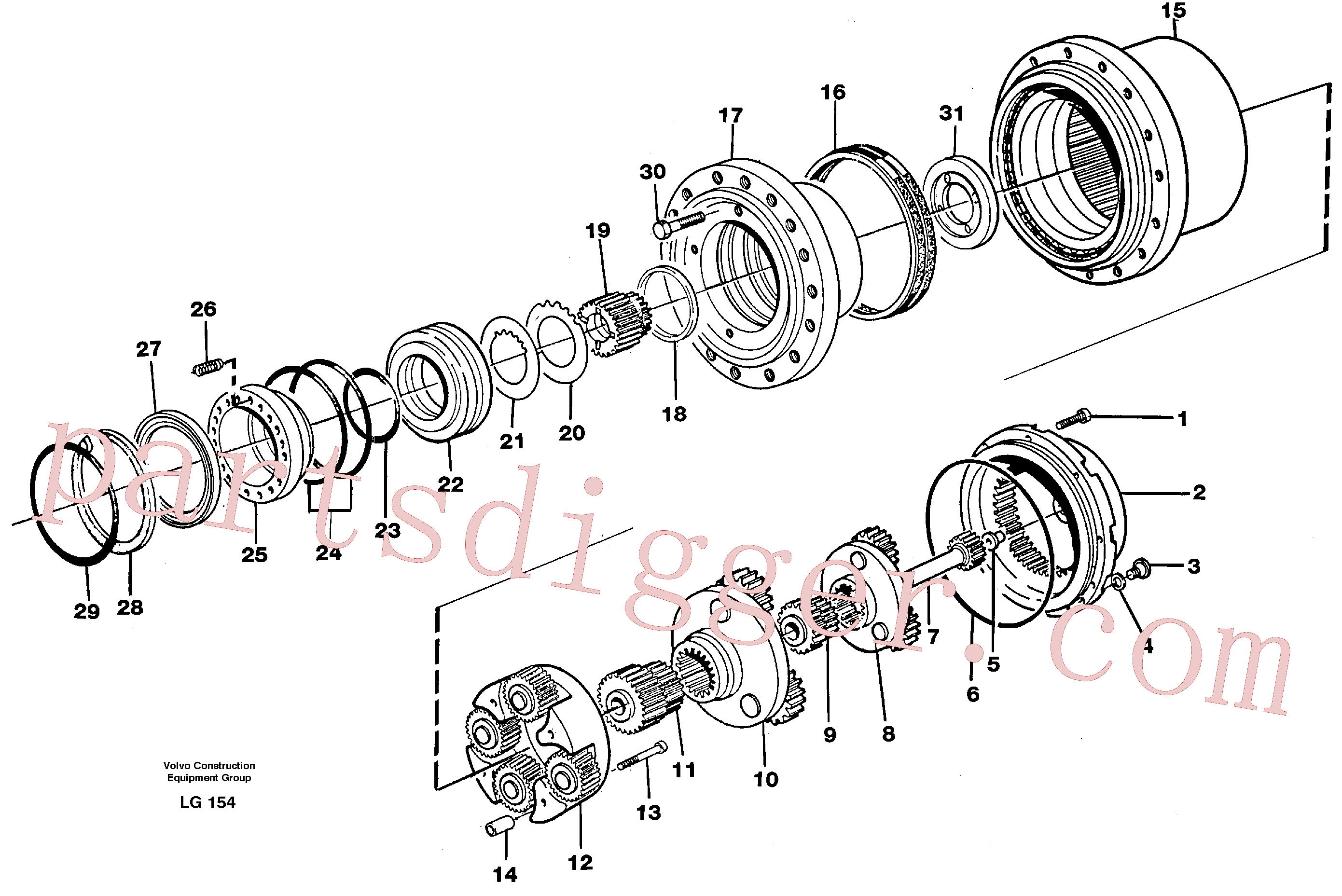 Volvo Assembly VOE11702914 Brake kit for sale