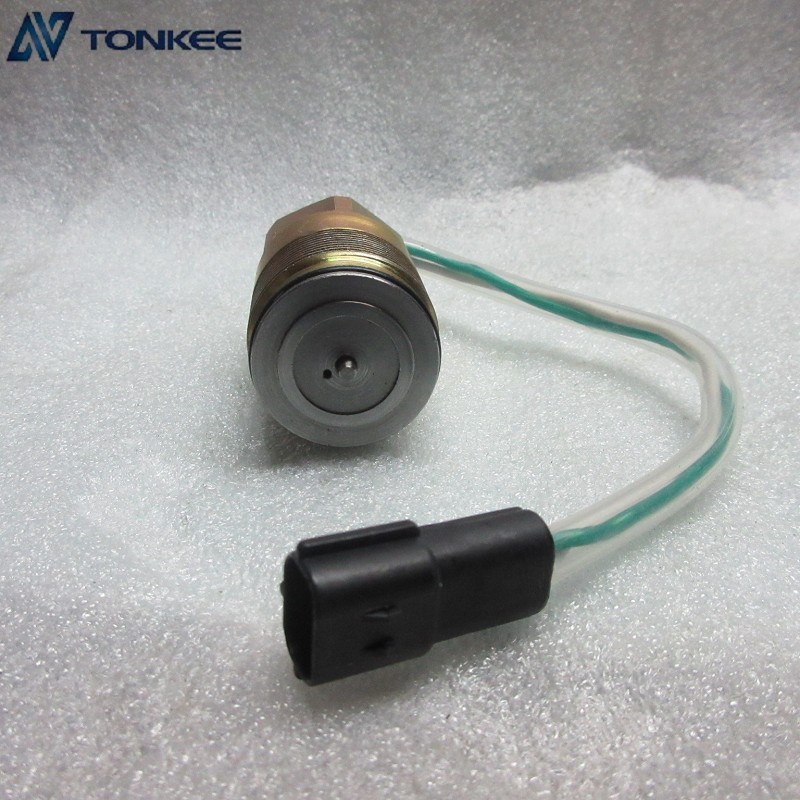 K3V112 hydraulic main pump solenoid black plug DH220-5 R210-5 MAIN PUMP SOLENOID
