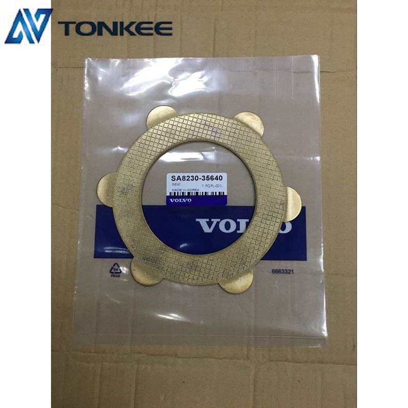 SA8230-35640 Fraction Disc, EC460B friction copper plate, VOLVO 460B Travel friction steel plate 